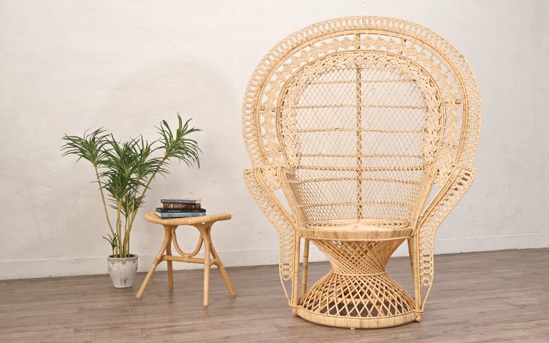 希少 1940's ヴィンテージ 上海伝統工芸 竹細工 雄鶏 ラタン オブジェ d1001nd_800_1.jpg